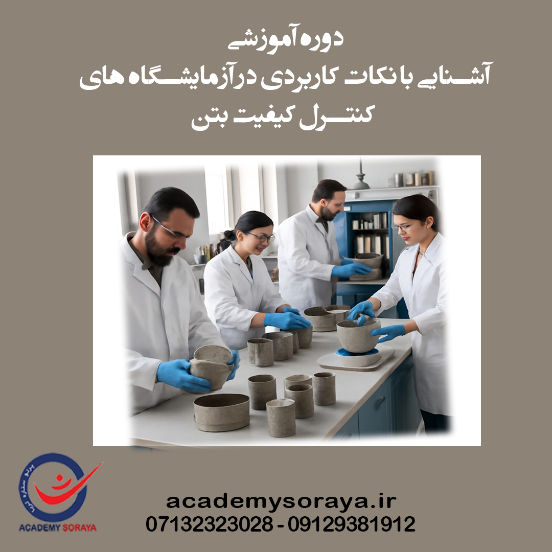 آشنایی با نکات کاربردی در آزمایشگاه های کنترل کیفیت بتن